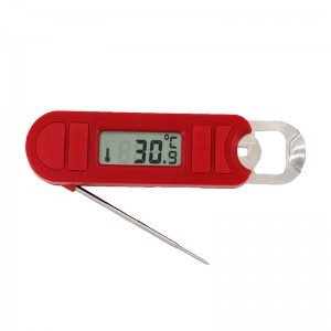 2019 køkkenredskaber Rød digital mad kødtermometer madlavning BBQ grill