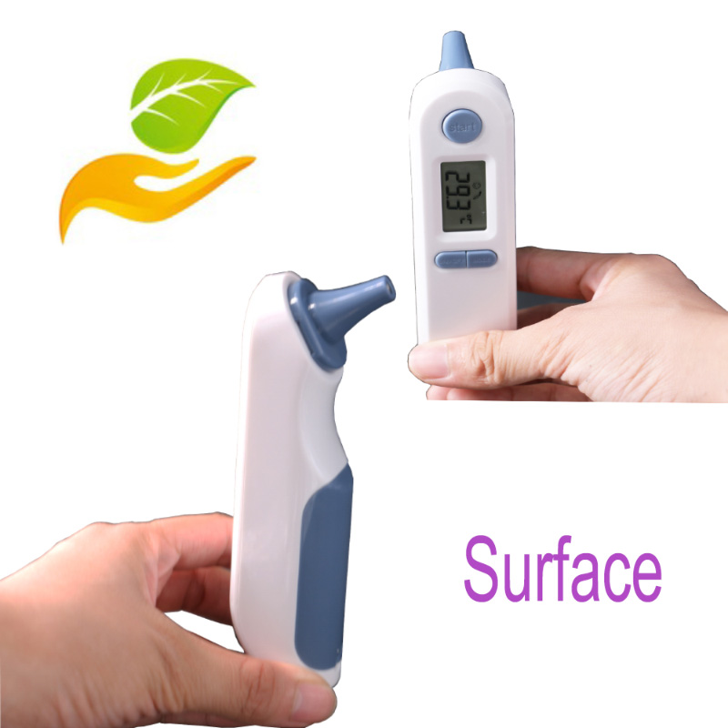 Øjeblikkelig Læs ikke-kontakt infrarødt øretermometer til babybrug med feberadvarsel og omgivende temperaturtestinstrumenter